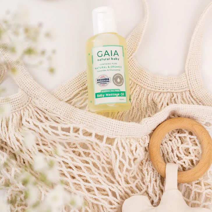 GAIA Natural Baby Massage Oil 125ml