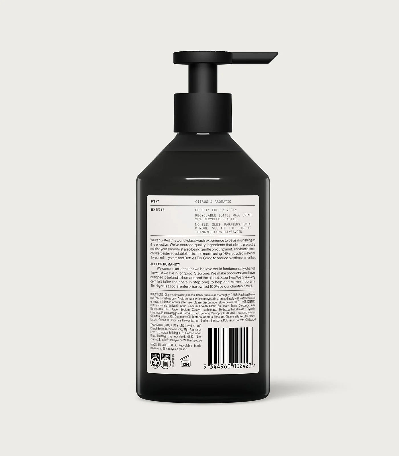 Thank You Hand & Body Wash 500ml