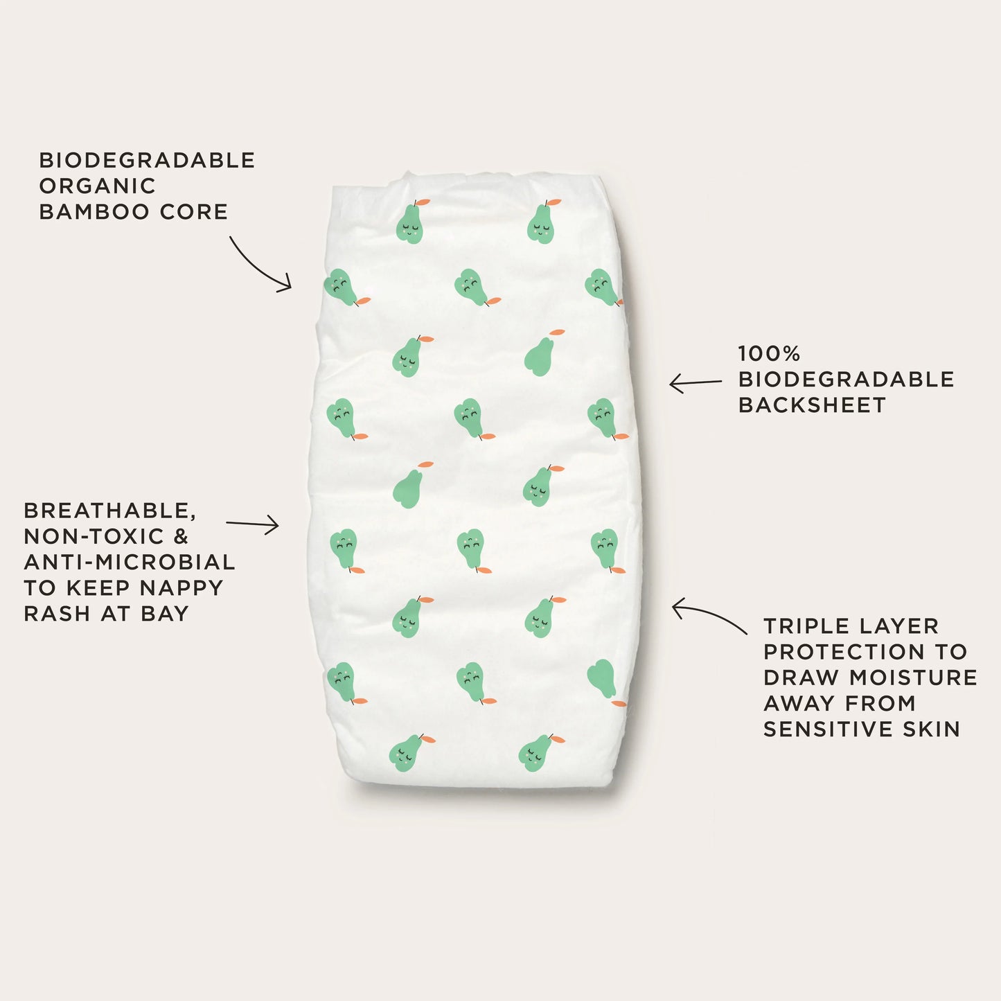 tooshies Disposable ECO Nappies