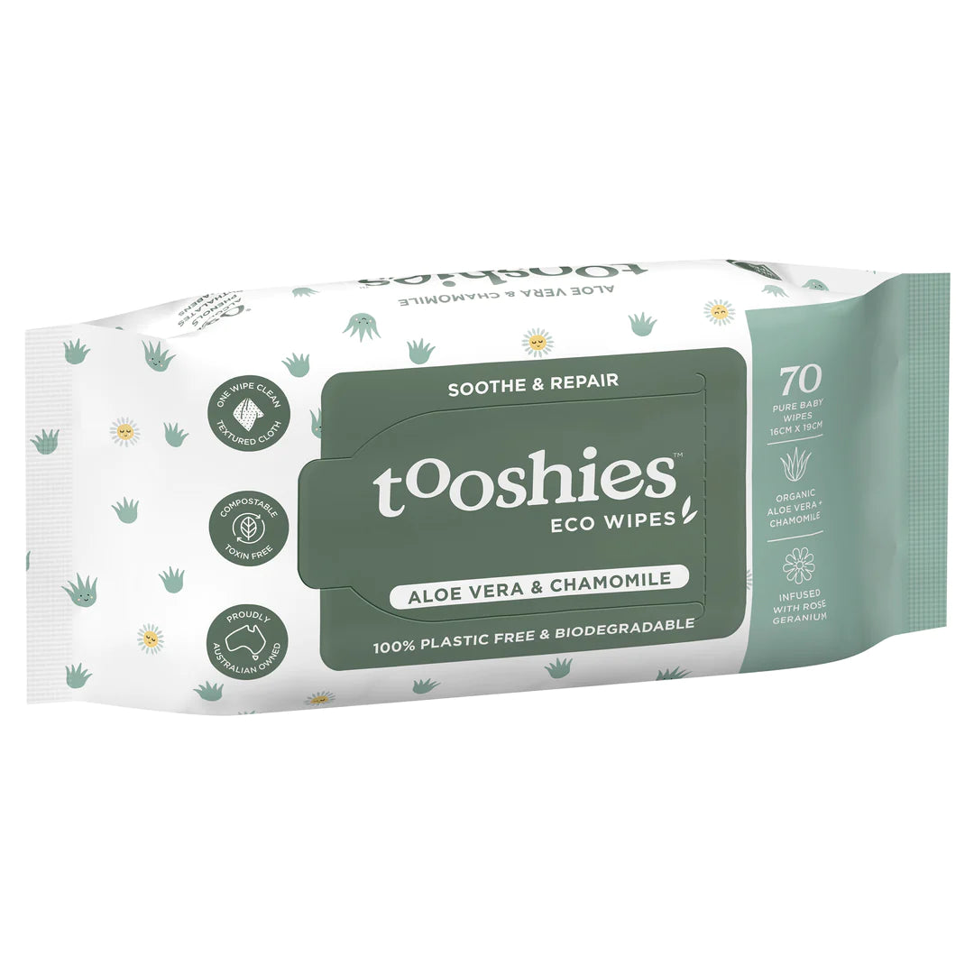 tooshies ECO Wipes Aloe Vera & Chamomile 280pk
